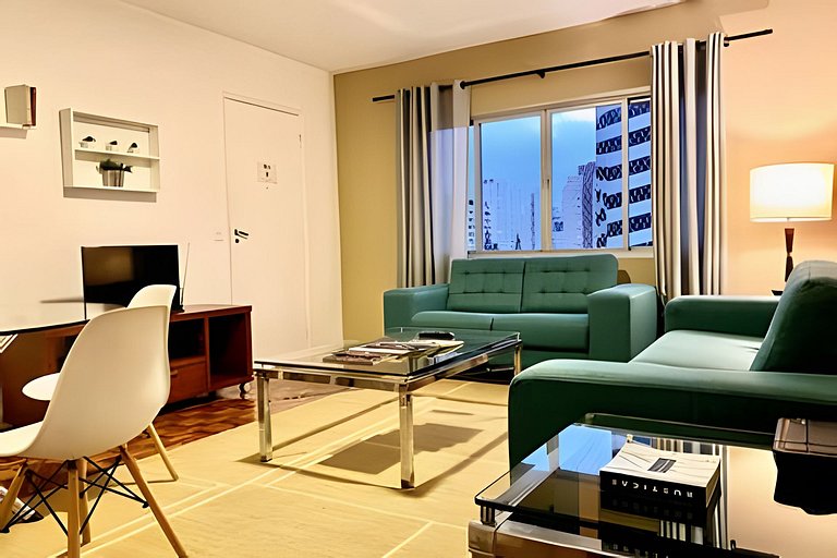 Vila Olímpia Jade 3 DORM Wifi Vaga Metro Insper