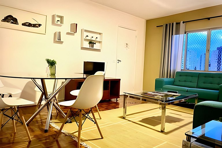 Vila Olímpia Jade 3 DORM Wifi Vaga Metro Insper