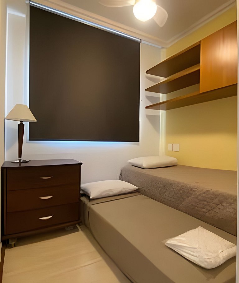 Quality BC 2 DORM Piscina Wifi Academia Vaga Metrô