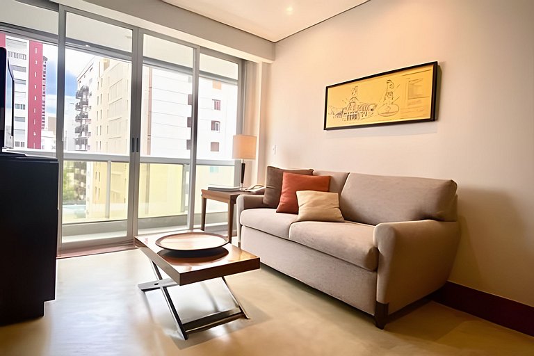 Itaim Alto Padrão 2suítes MobInn 803