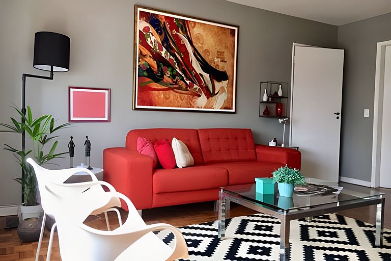 Vila Olímpia Prime AC-Vaga-WiFi Metro