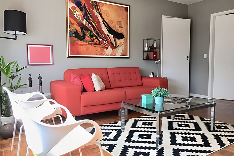 Vila Olímpia Prime AC-Vaga-WiFi Metro