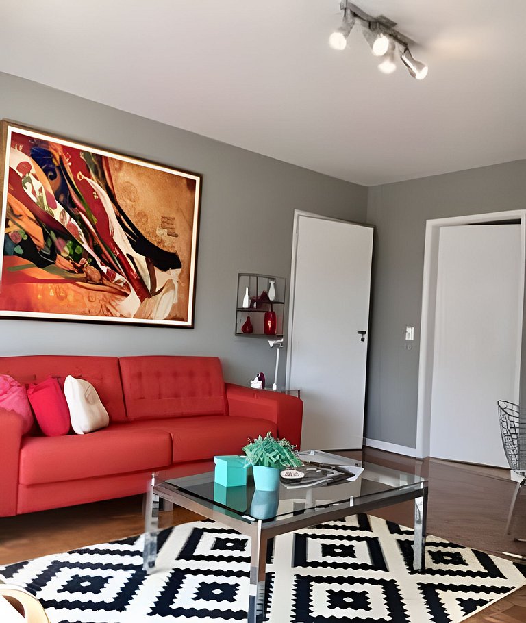 Vila Olímpia Prime AC-Vaga-WiFi Metro