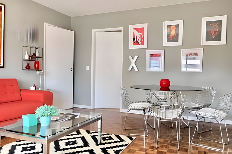 Vila Olímpia Prime AC-Vaga-WiFi Metro