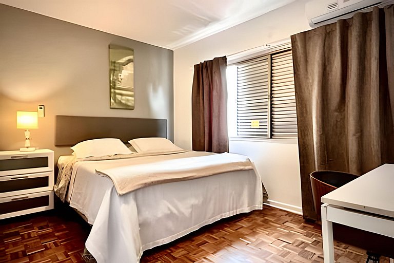 Vila Olímpia Colors 3 DORM Vaga Wifi AC Metro