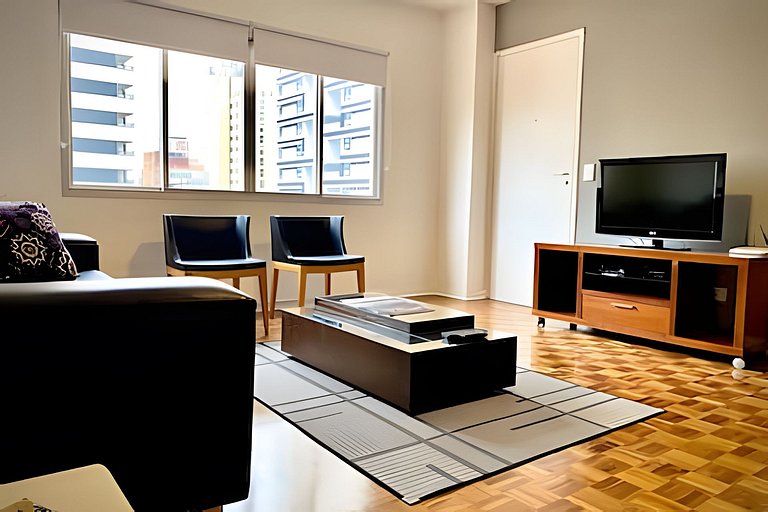 Vila Olímpia Colors 3 DORM Vaga Wifi AC Metro