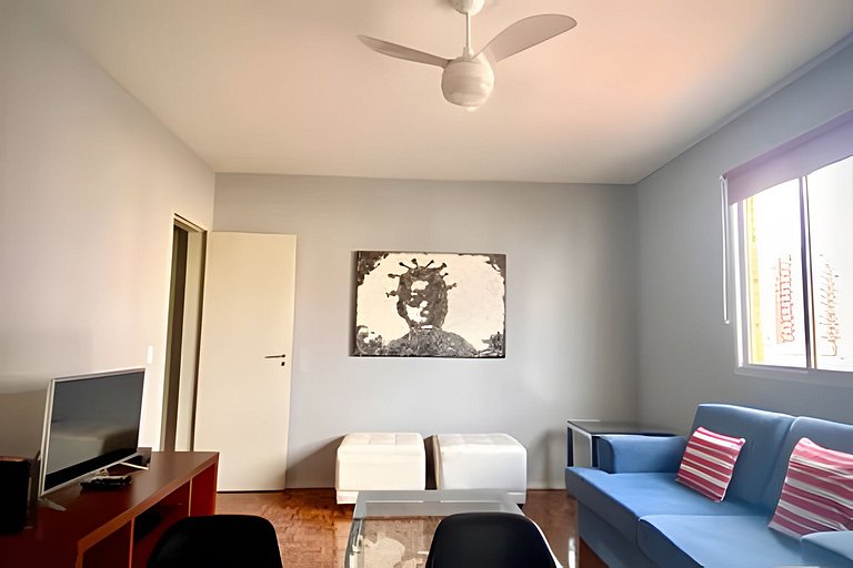 ★LIBERDADE BLACK By Mob Inn★WIFI★AC CAMARGO★METRÔ