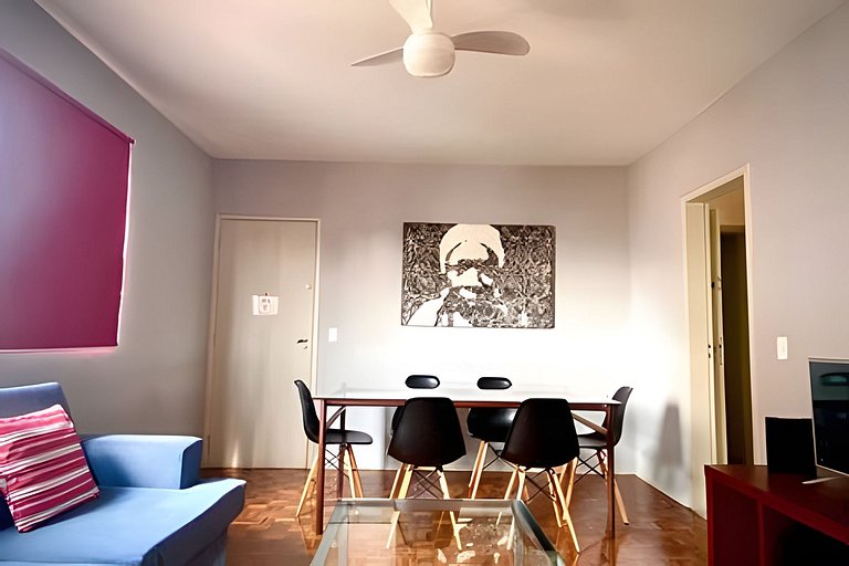 ★LIBERDADE BLACK By Mob Inn★WIFI★AC CAMARGO★METRÔ