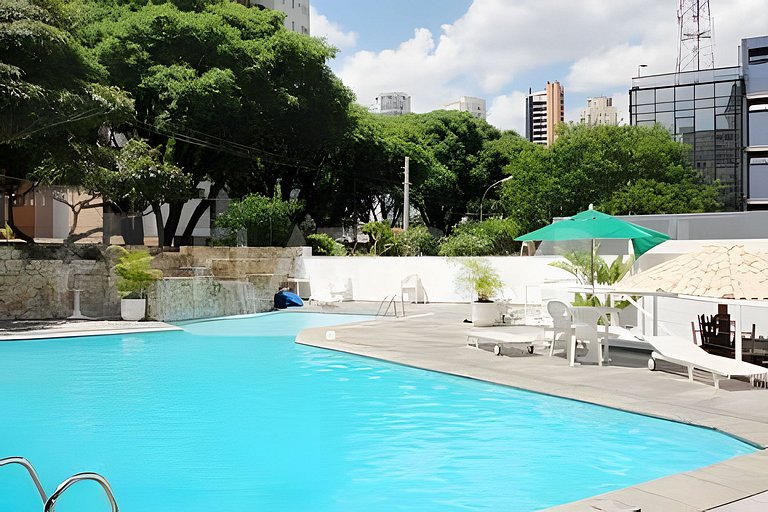 ★IBIRAPUERA Parque by Mob inn★Piscina★vaga★Ac★wifi