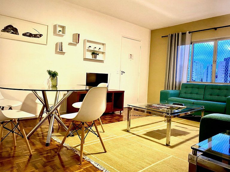 Vila Olímpia Jade 3 DORM Wifi Vaga Metro Insper