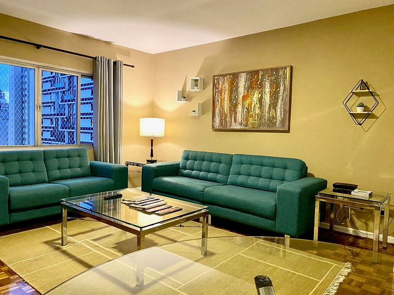 Vila Olímpia Jade 3 DORM Wifi Vaga Metro Insper